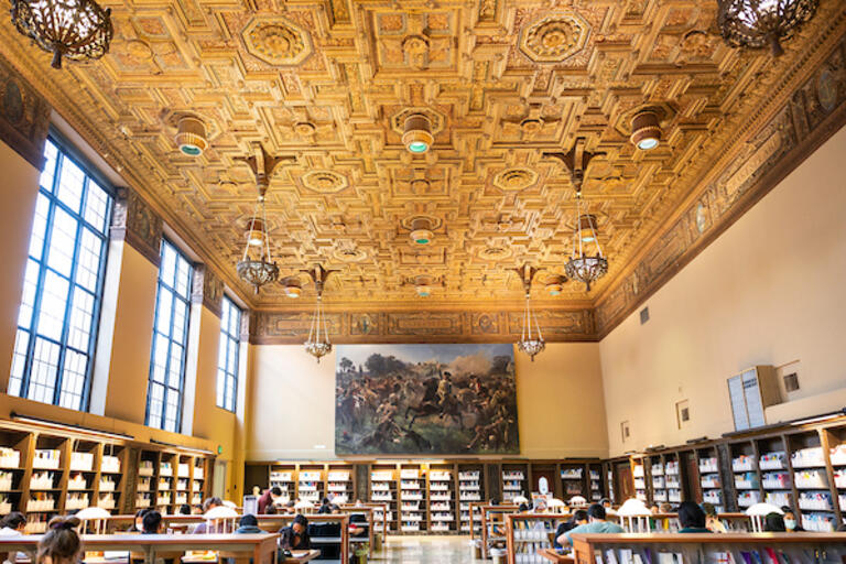 campus library reading room